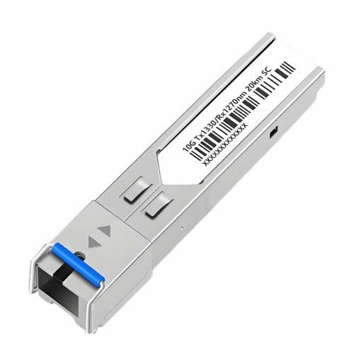 10Gbps SFP+ BIDI Fiber Optic Transceiver Module 1330nm/1270nm, With Singlemode Simplex SC Port Fiber